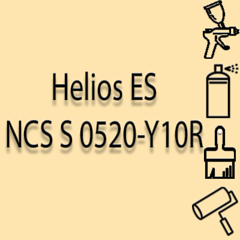 NCS S 0520-Y10R глянцева 1К швидкосохнуча антикорозійна емаль Helios ES - 1л