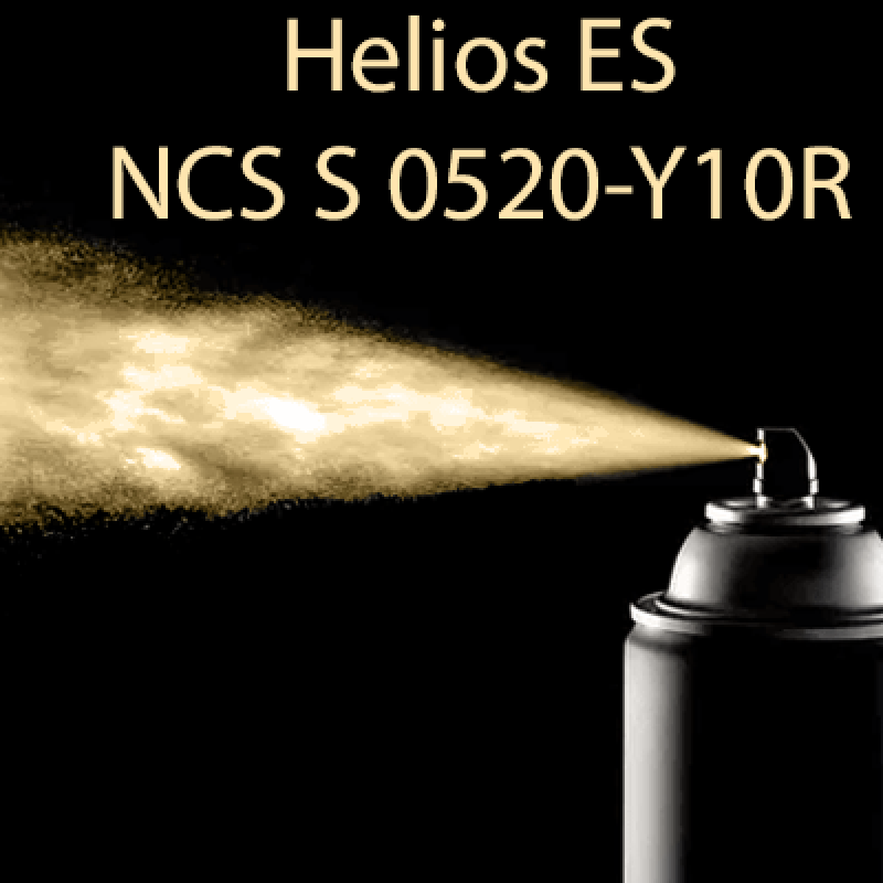 NCS S 0520-Y10R аерозольна глянцева 1К швидкосохнуча антикорозійна емаль Helios ES - 400мл