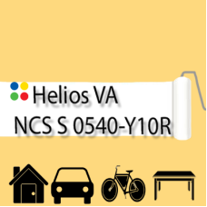 NCS S 0540-Y10R антикорозійна глянцева грунт-емаль (вініл-акрилова) HELIOS VA - 1л