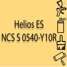 NCS S 0540-Y10R глянцева 1К швидкосохнуча антикорозійна емаль Helios ES - 1л