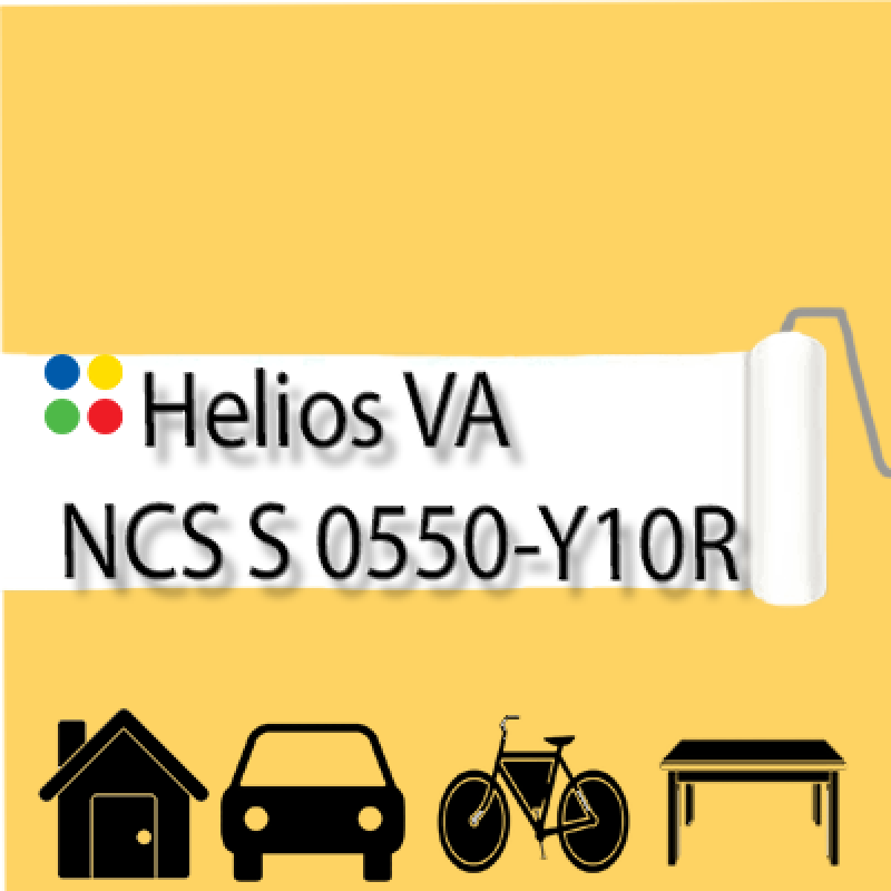 NCS S 0550-Y10R антикорозійна глянцева грунт-емаль (вініл-акрилова) HELIOS VA - 1л