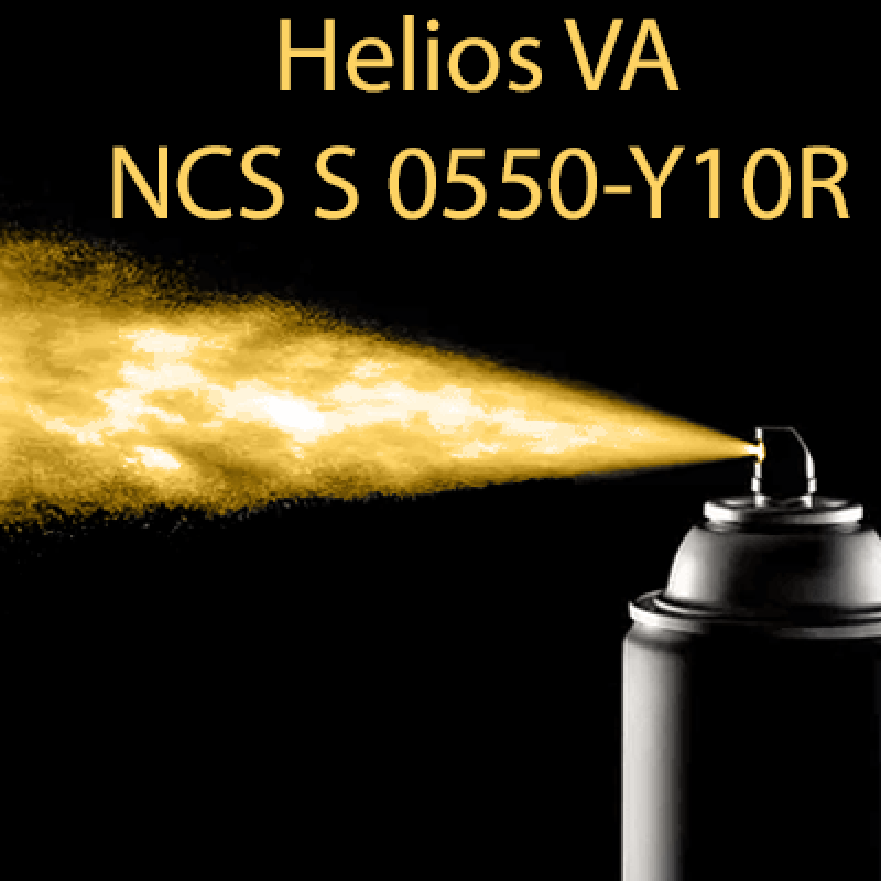 NCS S 0550-Y10R аерозольна антикорозійна глянцева грунт-емаль (вініл-акрилова) HELIOS VA - 400м