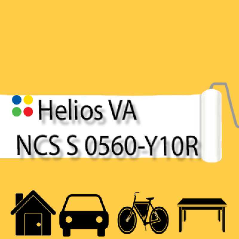 NCS S 0560-Y10R антикорозійна глянцева грунт-емаль (вініл-акрилова) HELIOS VA - 1л