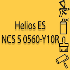 NCS S 0560-Y10R глянцева 1К швидкосохнуча антикорозійна емаль Helios ES - 1л