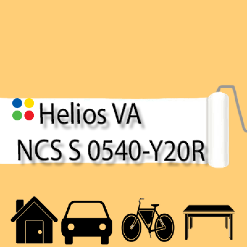 NCS S 0540-Y20R антикорозійна глянцева грунт-емаль (вініл-акрилова) HELIOS VA - 1л