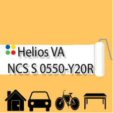 NCS S 0550-Y20R антикорозійна глянцева грунт-емаль (вініл-акрилова) HELIOS VA - 1л
