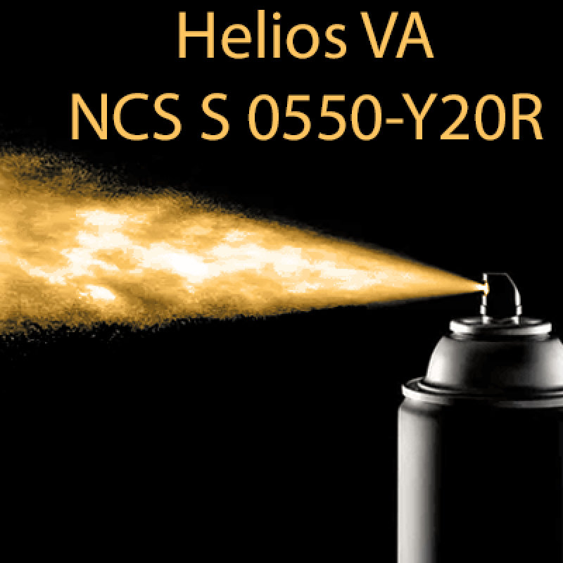 NCS S 0550-Y20R аерозольна антикорозійна глянцева грунт-емаль (вініл-акрилова) HELIOS VA - 400м