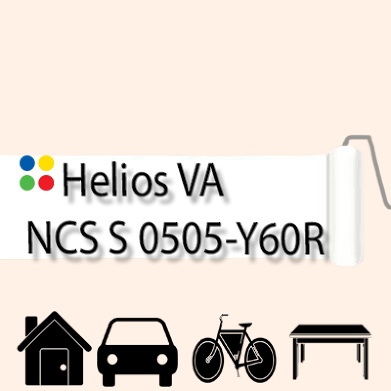 NCS S 0505-Y60R антикорозійна глянцева грунт-емаль (вініл-акрилова) HELIOS VA - 1л