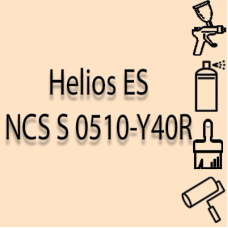 NCS S 0510-Y40R глянцева 1К швидкосохнуча антикорозійна емаль Helios ES - 1л