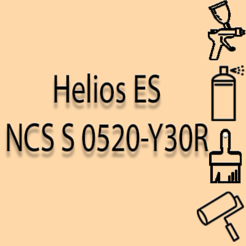 NCS S 0520-Y30R глянцева 1К швидкосохнуча антикорозійна емаль Helios ES - 1л