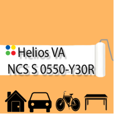 NCS S 0550-Y30R антикорозійна глянцева грунт-емаль (вініл-акрилова) HELIOS VA - 1л