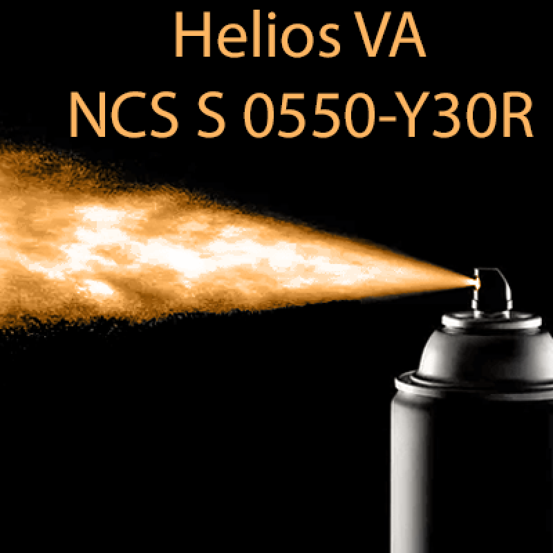 NCS S 0550-Y30R аерозольна антикорозійна глянцева грунт-емаль (вініл-акрилова) HELIOS VA - 400м