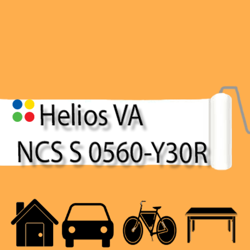 NCS S 0560-Y30R антикорозійна глянцева грунт-емаль (вініл-акрилова) HELIOS VA - 1л