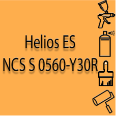 NCS S 0560-Y30R глянцева 1К швидкосохнуча антикорозійна емаль Helios ES - 1л