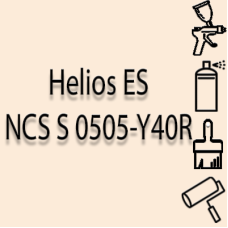 NCS S 0505-Y40R глянцева 1К швидкосохнуча антикорозійна емаль Helios ES - 1л