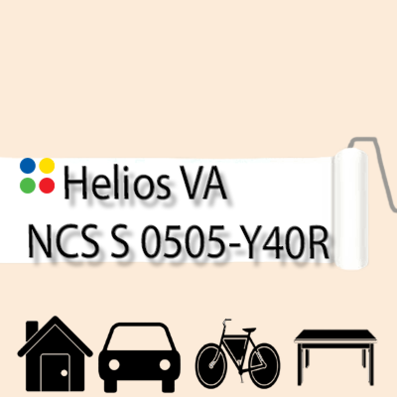 NCS S 0505-Y40R антикорозійна глянцева грунт-емаль (вініл-акрилова) HELIOS VA - 1л