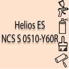 NCS S 0510-Y60R глянцева 1К швидкосохнуча антикорозійна емаль Helios ES - 1л