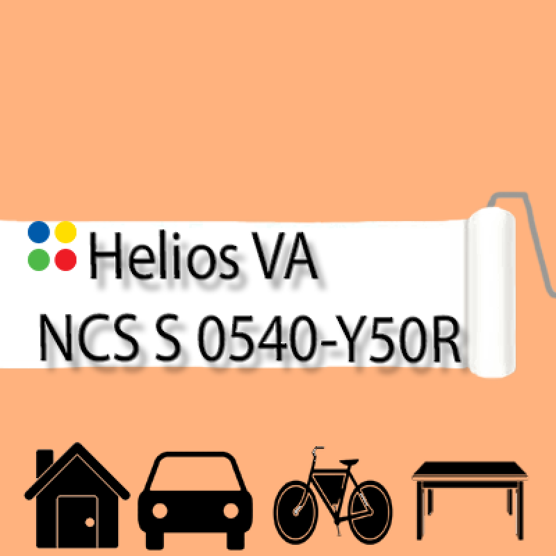NCS S 0540-Y50R антикорозійна глянцева грунт-емаль (вініл-акрилова) HELIOS VA - 1л