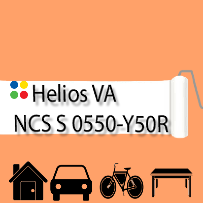 NCS S 0550-Y50R антикорозійна глянцева грунт-емаль (вініл-акрилова) HELIOS VA - 1л