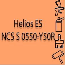 NCS S 0550-Y50R глянцева 1К швидкосохнуча антикорозійна емаль Helios ES - 1л