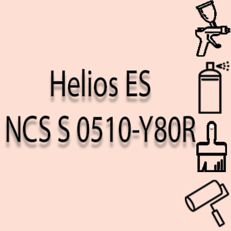 NCS S 0510-Y80R глянцева 1К швидкосохнуча антикорозійна емаль Helios ES - 1л