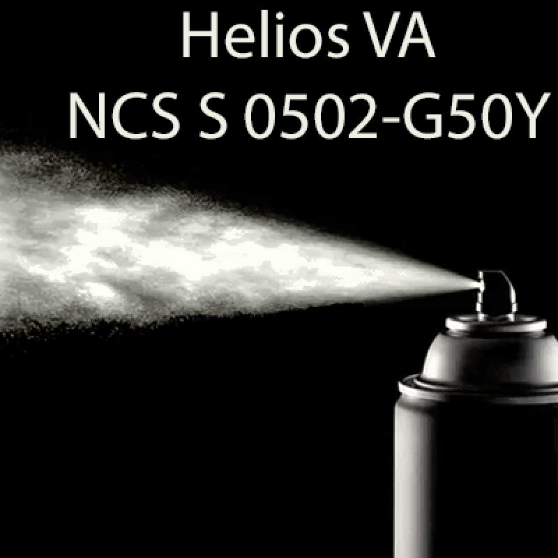 NCS S 0502-G50Y аерозольна антикорозійна глянцева грунт-емаль (вініл-акрилова) HELIOS VA - 400м