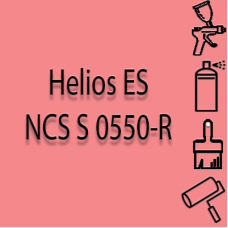 NCS S 0550-R глянцева 1К швидкосохнуча антикорозійна емаль Helios ES - 1л