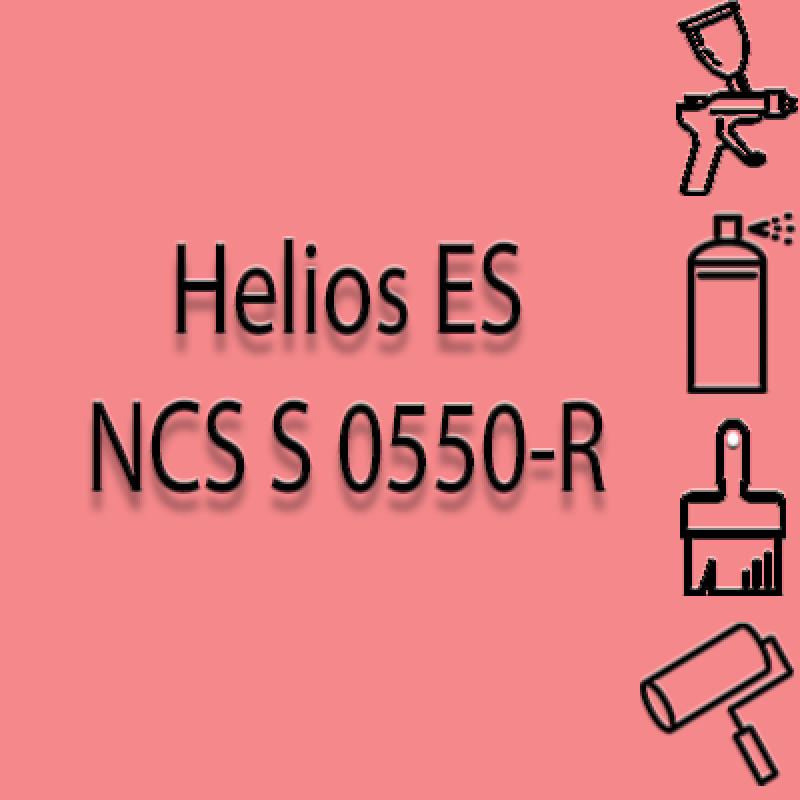 NCS S 0550-R глянцева 1К швидкосохнуча антикорозійна емаль Helios ES - 1л NCS S 0550-R глянцева 1К швидкосохнуча антикорозійна емаль Helios ES - 1л