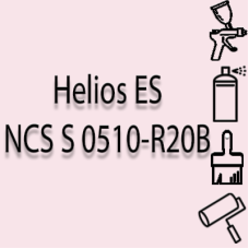 NCS S 0510-R20B глянцева 1К швидкосохнуча антикорозійна емаль Helios ES - 1л