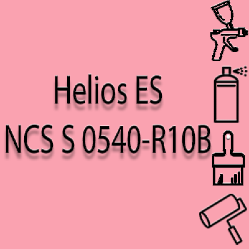 NCS S 0540-R10B глянцева 1К швидкосохнуча антикорозійна емаль Helios ES - 1л