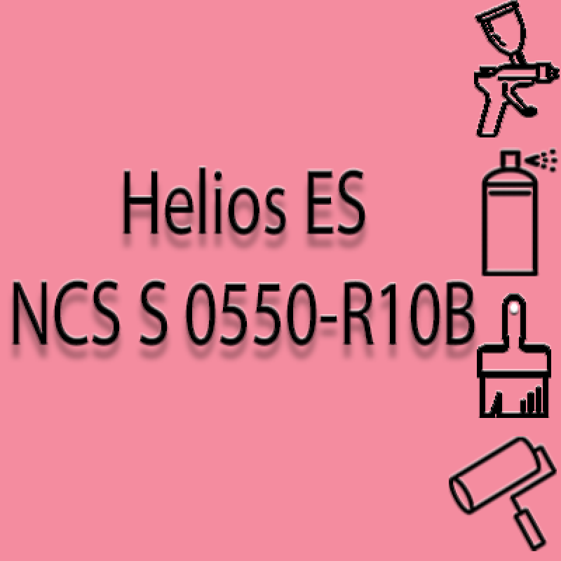 NCS S 0550-R10B глянцева 1К швидкосохнуча антикорозійна емаль Helios ES - 1л