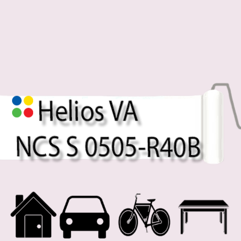NCS S 0505-R40B антикорозійна глянцева грунт-емаль (вініл-акрилова) HELIOS VA - 1л