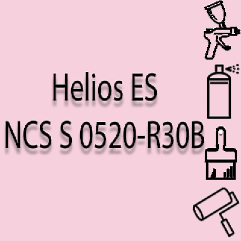 NCS S 0520-R30B глянцева 1К швидкосохнуча антикорозійна емаль Helios ES - 1л