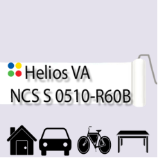 NCS S 0510-R60B антикорозійна глянцева грунт-емаль (вініл-акрилова) HELIOS VA - 1л