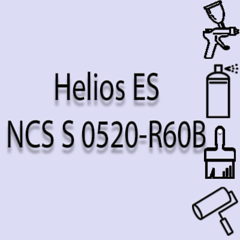 NCS S 0520-R60B глянцева 1К швидкосохнуча антикорозійна емаль Helios ES - 1л