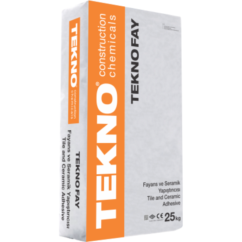 Клей для керамічної плитки Teknofay C1T (сірий) - 25кг.
