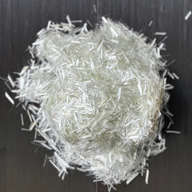 Скловолокно (фібра) для бетону, стяжки, штукатурки 6 мм Teknofiber Glass - 0,6 кг