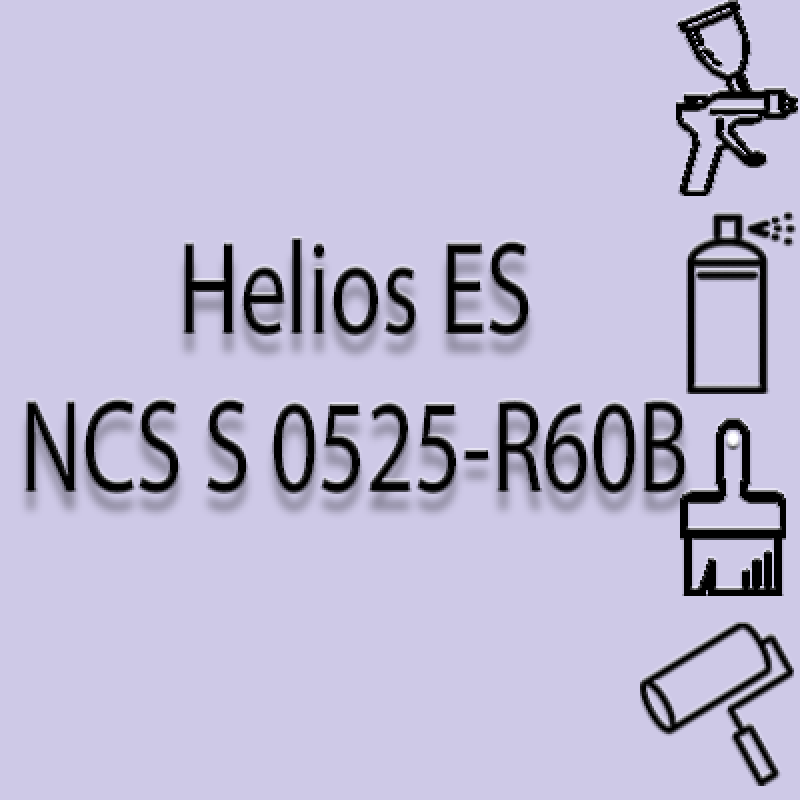 NCS S 0525-R60B глянцева 1К швидкосохнуча антикорозійна емаль Helios ES - 1л