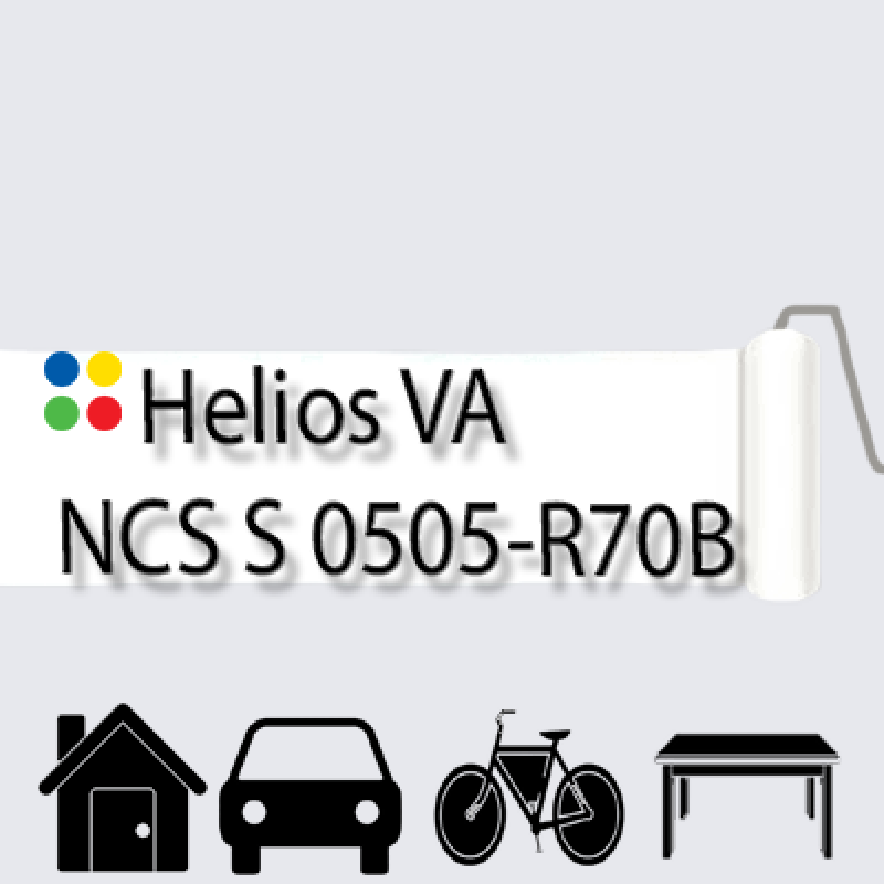 NCS S 0505-R70B антикорозійна глянцева грунт-емаль (вініл-акрилова) HELIOS VA - 1л