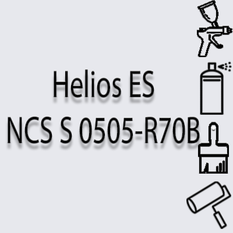NCS S 0505-R70B глянцева 1К швидкосохнуча антикорозійна емаль Helios ES - 1л NCS S 0505-R70B глянцева 1К швидкосохнуча антикорозійна емаль Helios ES - 1л