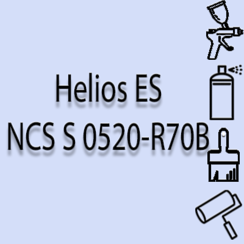 NCS S 0520-R70B глянцева 1К швидкосохнуча антикорозійна емаль Helios ES - 1л
