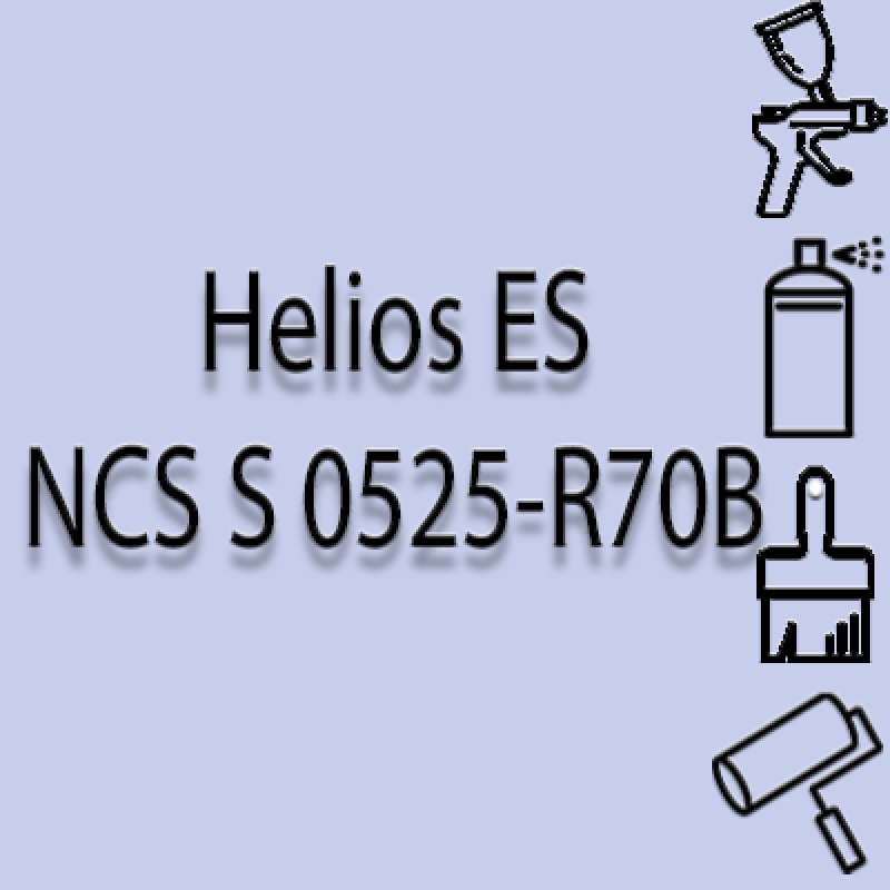 NCS S 0525-R70B глянцева 1К швидкосохнуча антикорозійна емаль Helios ES - 1л