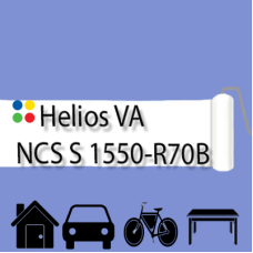 NCS S 1550-R70B антикорозійна глянцева грунт-емаль (вініл-акрилова) HELIOS VA - 1л