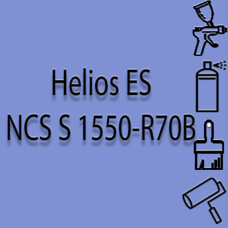NCS S 1550-R70B глянцева 1К швидкосохнуча антикорозійна емаль Helios ES - 1л