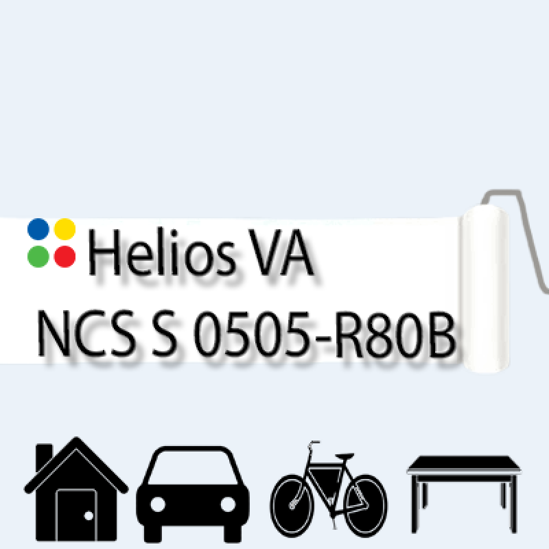 NCS S 0505-R80B антикорозійна глянцева грунт-емаль (вініл-акрилова) HELIOS VA - 1л