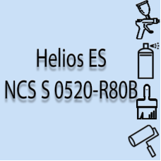 NCS S 0520-R80B глянцева 1К швидкосохнуча антикорозійна емаль Helios ES - 1л