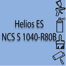 NCS S 1040-R80B глянцева 1К швидкосохнуча антикорозійна емаль Helios ES - 1л