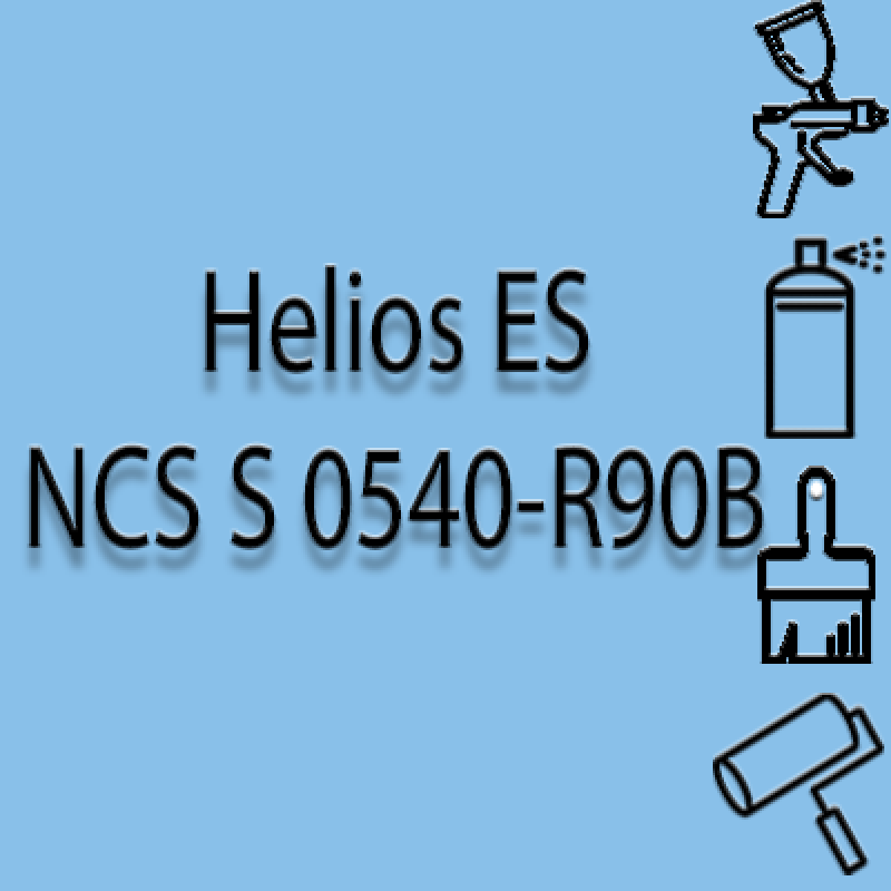 NCS S 0540-R90B глянцева 1К швидкосохнуча антикорозійна емаль Helios ES - 1л