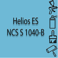 NCS S 1040-B глянцева 1К швидкосохнуча антикорозійна емаль Helios ES - 1л