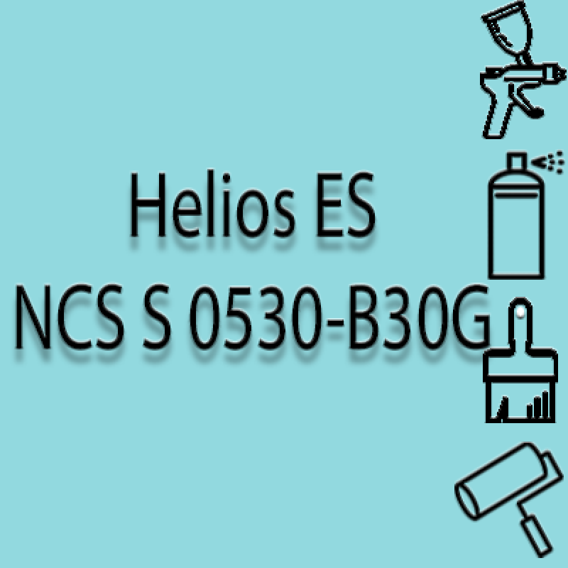 NCS S 0530-B30G глянцева 1К швидкосохнуча антикорозійна емаль Helios ES - 1л
